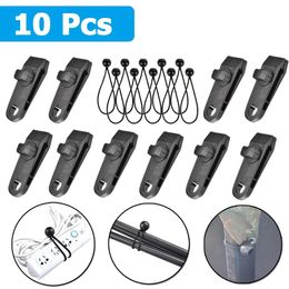 Shelters Tarp Clips Heavy Duty Lock Grip Tarp Clamps Awning Cord Clip Pool Tent Fasteners Heavy Duty Clips Holder Gust Guard Cover Clamp