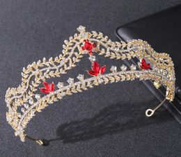 Vintage Crystal Crowns And Tiaras Princess Tiaras For Women Bride Pageant Prom Diadem Wedding Hair Accessories8458362