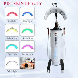 New Technology Photodynamic Therapy 7 Colors LED Skin Rejuvenation Anti-aging Thermal Handles Skin Lifting Wrinkle Reduce Equipment