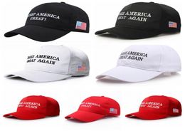 Trump Hat Embroidery Make America Great Again Hat MAGA Flag USA Election Supplies s Soild Colour Sports Outdoor Sun Hats LJJP3981008693