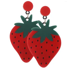 Stud Earrings 1 Pair Of Strawberry Shape Fashion Lady Gift