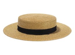 2021 Designer Hats Stingy Brim Classic FashionWoven Widebrimmed Bucket Sun Hat Gold Metal Bee Fashion Wide Cap Parentchild Flat9755400