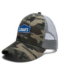 Fashion Lowe039s Racing Logo Unisex Baseball Cap Fitted Stylish Trucke Hats Blue Home Improvement home improvement company logo7194229