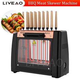 Barbecue Meat Skewer Maker Bbq Grill Meat String Lamb Skewers Machine Tofu Skewer Kebab Maker Kitchen Bbq Accessories