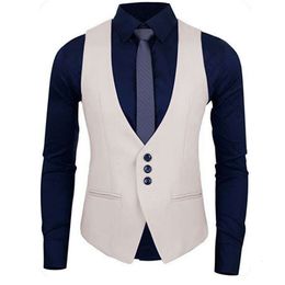 Single-breasted Elegant Suits for Men V-neck Social Men's Suit Vest Male Vests Dress Up Man Best Blazer Clothing