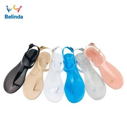 Heels Pvc Sandals Shoes Women Flat Summer Shoes Flip Flops 2021 New Casual Plastic Sandals Casual Shoes for Women
