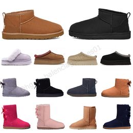 australia stivali stivali firmati scarpe da ginnastica alla caviglia scarpe invernali corte tazz tasmans triple castagna nera rosa auggboots classici delle donne delle signore ragazze stivaletti