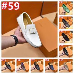 260Model Autumn Winter Men Casual Loafers Office Luxury Brands Leopard Print Brown Formal Alligator Genuine Leather Slip-on Dress Shoes