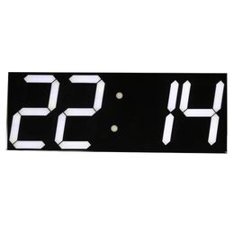 Clocks Wholesale Free shipping Large Digital Wall Clock LED Display Remote Control Countdown Alarm Clock Stopwatch Modern Design Big