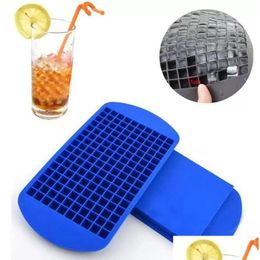 Ice Buckets And Coolers 160 Grids Ice Cubes Maker Mini Sile Cube Moulds Mod Buckets And Coolers Tray Kitchen Tool For Whiskey Mould Ss03 Otu1Y