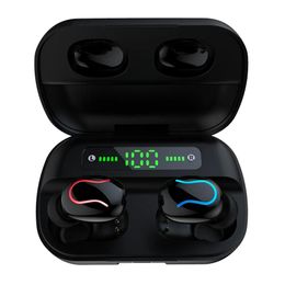 Earphones Q82 Led Wireless Bluetooth 5.0 Earphones TWS Handfree Music Stereo Headsets Earbud Earphone With MIC Charging Cas