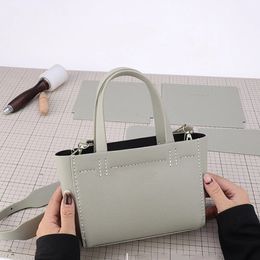 Leather Shoulder Crossbody Bag Making Handmade No Cutting DIY Craft Sewing Material Set Leather Accessories 231226