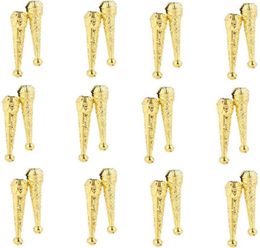 KDG Bolo Tie Tips Replacement Zinc Alloy Clock 12 pieces set BOLO tie accessories 2207203722940