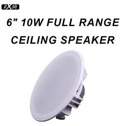 Speakers 10W PA System Home Passive Ceiling Speaker HiFi Stereo Sound 8ohm Background Music Full Range Loudspeaker for Kitchen Amplifier