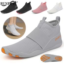 Men Women Beach Water Shoes Quick Dry Diving Socks Barefoot Aqua Shoe High Top Swim Wading Sneaker For Fitness Yoga Fishing Surf 231226