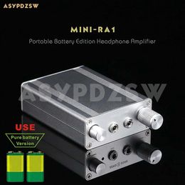 Mixer Finished MINIRA1 Battery version Portable headphone amplifier JRC4556 3.5 Jack