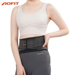 AOFIT Lumbar Back Support Belt Disc Herniation Orthopaedic Waist Brace with Removable waist trainer women Steel Splints 231226