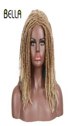 Parrucca sintetica Bella per donne nere 22quot Trecce all'uncinetto Jumbo Dread Faux Locs Treccia lunga per capelli afro Dreadlock 2204096010083