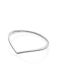 NEW Polished Wishbone Bangle Solid 925 Sterling Silver Bracelet High quality Box Fshion Gift Jewellery Women Girls Bracelet sets1323126