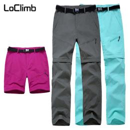 Skirts LoClimb Women's Outdoor Hiking Pants Women Summer Trousers Travel/Climbing/Camping/Trekking Pants Woman Sports Shorts AW033