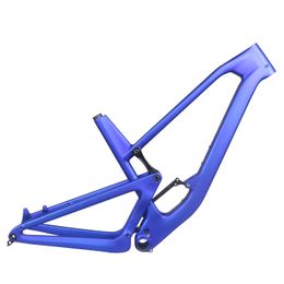 Full Suspension Carbon Fibre T800&T1000 All Mountain Bike Frame FM831 Compatible Rear Shock 210*55mm