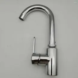 Kitchen Faucets High Quality Electroplate Deck Mounted Household Faucet 2in 1out Sink Basin