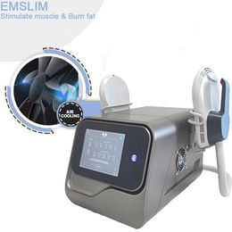 Muscle sculpt electromagnetic emslim cellulite reduce ems body shape machine hiemt butt lift device 2 handle