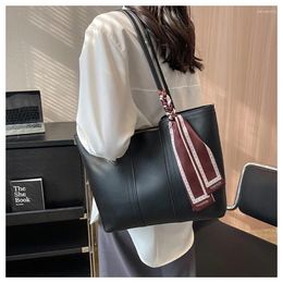 Evening Bags Women Tote Bag Fashion Big Pouch Large Capacity Soft Pu Leather Shoulder Retro Crossbody Casual Portable Bucket