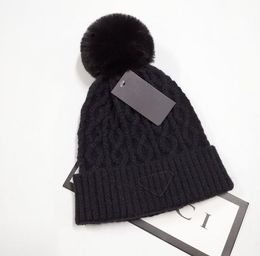 New fashion plush ball knitted winter hat warm casual ski soft hat bone skull boy girl2894696