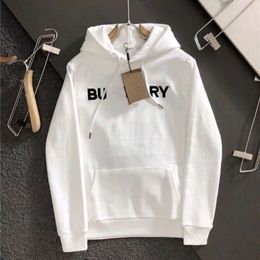 Men Hoodie Designer Hoodies Mens Womens Fashion Solid Color Letter Print Hooded Sweater Casual High Street Loose Oversized Cotton Sweatshirt