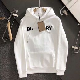 Männer Hoodie Designer Hoodies Herren Womens Modes modischer Farbbrief Druck Kapuzenpullover lässig High Street Lose übergroße Baumwoll -Sweatshirt