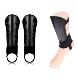 Adult Teens Children Football Shin Guards Soccer Ankle Protection Leg Pads Calf Socks Belt Kick Taekwondo Boxing 231226