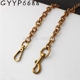 High quality width 11mm old gold Chains Shoulder Straps for Handbags Purses Bags Strap Replacement Handle Accessories 220513221H