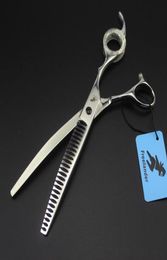 Hair Scissors Professional Pet Grooming 75 Inch Curved Fishbone Thinning Shears Chunkers For Dog2818113