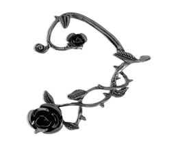 Summer 2022 New Vintage Dark Tie Ear Hanging Rose Exaggerated Earrings Do Old Wound Fashion Accessories Party5366920