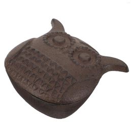 Garden Decorations Cast Iron Crafts Ornaments Frog Key Box Metal (frog) Spare Hider Decor Hidden Holder For Outdoor Boxes