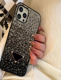 Diamond Cellphone Case Luxury Designer Phone Cases For IPhone 13 12 11 Pro Promax Xr Xxs 78 Plus Letter P Protect Shell Crystal 5251537