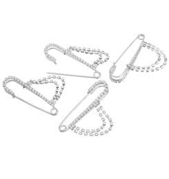 20 pcs clear rhinestone large brooches safety pin with fashion tassels design good for women and her6385735