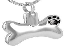 My Puppy039s Most Loving Bone Cremation Urns For Ashes Stainless Steel Urn Pendant Dog Printed Pet Necklaces5564956