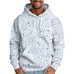 Men's Hoodies Sweatshirts For Men Tie-Dye Printing Harajuku Hooded Y2k Fashion Casual Street Wear Long-sleeved Pullover Hoody Top