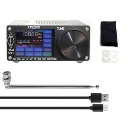 Radio Ats25x1 Ats25x1 Si4732 Allband Radio Receiver Fm Lw(mw Sw) Ssb +2.4 Inch Touch Lcd +whip Antenna +battery + Speaker