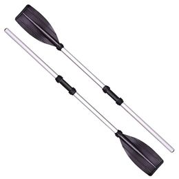 2Pcs Aluminium Alloy Detachable Float Afloat Oars Fitting Boat Rafting Paddle Canoe Oar Boating Accessories 231225