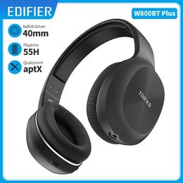 Headphones EDIFIER W800BT PLUS Bluetooth Headset Wireless Headphones Bluetooth 5.1 Up to 55 hours Playback Support aptX Noise Cancelling