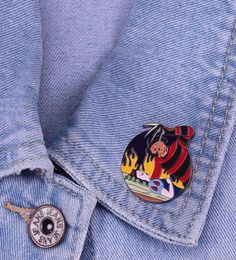 Horror Terror Cute Anime Movies Games Hard Enamel Pins Collect Metal Cartoon Brooch Backpack Hat Bag Collar Lapel Badges9389197