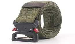 Belts Men039s Tactical Military Heavy Duty Army Adjustable Nylon Belt Metal Buckle Outdoor Hunting Waist Strap4050085