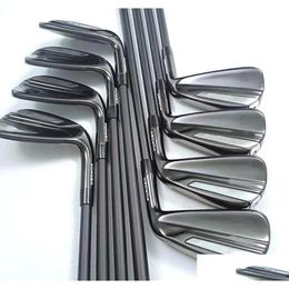Irons Black Golf Clubs Tlm Forged Iron Set P79 0 4 5 6 7 8 9 P S Steel Graphite Shaft Header Dhs Ups Fedex7121744 Drop Delivery Spor Dhexj