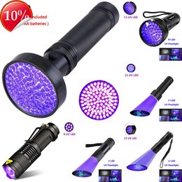 New Portable Lanterns UV Flashlight Black Light Flashlight 395nm Black Light for Pet Urine and House Stains Detecting