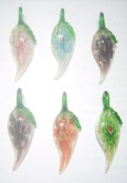 10pcslot Multicolor Murano Lampwork Glass Pendants Charms For DIY Craft Fashion Jewellery Gift PG13 Shipp72711789043386