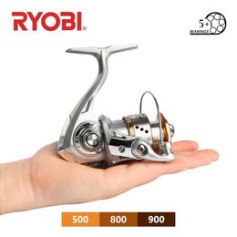 Accessories Original Ryobi Spinning Reel Sea Feather Fishing Wheel Waterproof Surf Reel 5+1bb 5.2:1 3kg Max Drag Saltwater Fishing Tackle