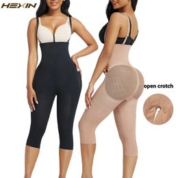 Fajas Colombianas Sculpting Bodysuit Shapewear Seamless High Waist Body Shaper Women Tummy Control Butt Lifter Corset 231225